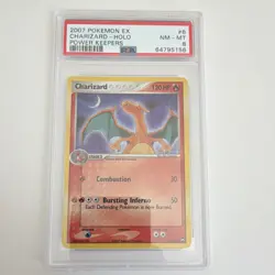 Pokemon Charizard 6/108 Power Keepers Holo Rare 2007 English 120 HP PSA 8 - Image 1