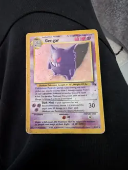 Pokemon Gengar 5/62 fossil holo Rare HP 80 - Image 2