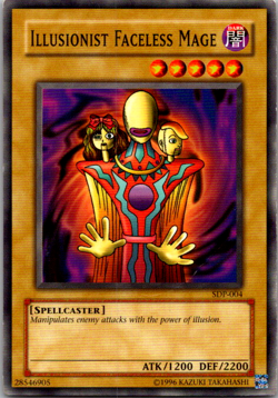 Yu-Gi-Oh! Illusionist Faceless Mage SDP-004 Unlimited Common Starter Deck: Pegas - Image 1