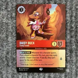 Disney Lorcana Wilds Unknown Daisy Duck Trendy Traveler 216/204 Epic Foil - Image 1