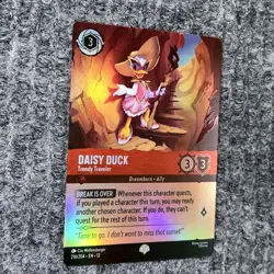 Disney Lorcana Wilds Unknown Daisy Duck Trendy Traveler 216/204 Epic Foil - Image 3
