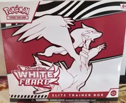 Pokemon TCG White Flare ETB 9 Packs in total Factory Sealed New - Image 1