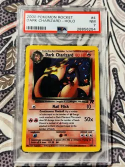 2000 POKEMON ROCKET DARK CHARIZARD - HOLO PSA GRADED - Image 1