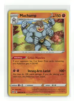 MACHAMP 088/196 LOST ORIGINS HOLO RARE POKEMON TCG NM - Image 1