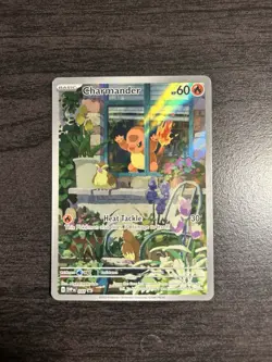 Charmander 044 Black Star Promo Pokemon TCG Obsidian Flames Illustration Rare NM - Image 1