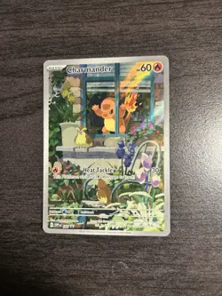 Charmander 044 Black Star Promo Pokemon TCG Obsidian Flames Illustration Rare NM - Image 2