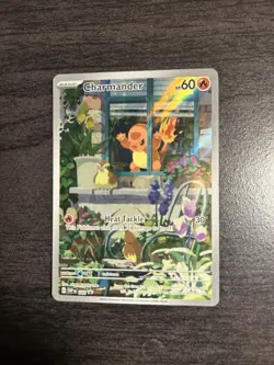 Charmander 044 Black Star Promo Pokemon TCG Obsidian Flames Illustration Rare NM - Image 4