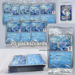 20x Pokemon Scarlet & Violet Stellar Crown Seven Eleven 7/11 Promo Lapras Sealed - Image 1