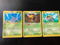 Pokemon Non-Holo EX Dragon Ninjask 18/97, Ninjask 38/97, & Nincada 66/97 EX - Image 1