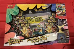 Pokemon Mega Evolution Ascended Heroes Lucario TCG Premium Poster Collection Box - Image 1