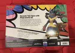 Pokemon Mega Evolution Ascended Heroes Lucario TCG Premium Poster Collection Box - Image 2