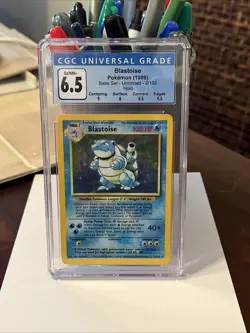 Blastoise Pokemon 1999 Base Set Unlimited Holo 2/102 CGC 6.5 - Image 1
