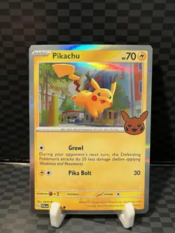 Pikachu 062/193 - Pokemon TCG Trick or Trade 2023 - Stamped Holo - NM - Image 1