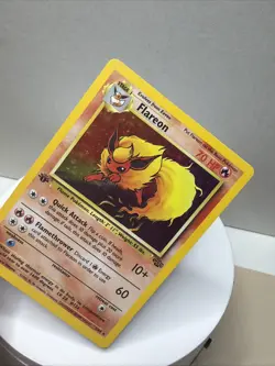 Pokemon 1999 Jungle Flareon 1st Edition! Holo Rare 3/64 For TCG and Collectors! - Image 2