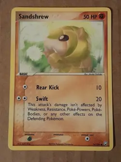 Pokemon Sandshrew 74/109 Team Rocket Returns NM See Pictures - Image 1