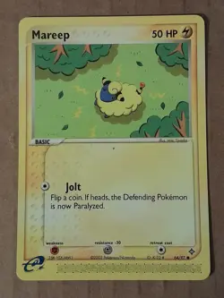 Pokemon Mareep 64/97 Ex Dragon NM See Pictures - Image 1