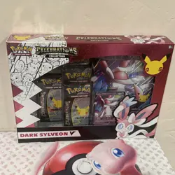 NEW-Pokemon Celebrations Dark Sylveon V Collection Box- SEALED- Evolving Skies - Image 1