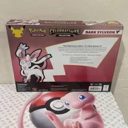 NEW-Pokemon Celebrations Dark Sylveon V Collection Box- SEALED- Evolving Skies - Image 2