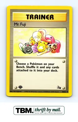 1999 Pokemon Fossil #58/62 Mr. Fuji - Image 1