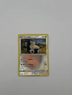 Snorlax 141/192 Rebel Clash Cosmo Holo Rare Pokemon - Image 1