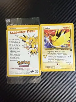 Zapdos - Wizards Black Star Promo # 23 - Sealed Legendary Birds Pokemon Promo - Image 1
