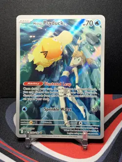 MISTY'S PSYDUCK 193/182 ILLUSTRATION RARE DESTINED RIVALS POKEMON ( LP ) - Image 1