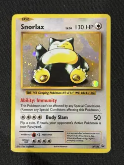 Snorlax XY179 Promo Holo – XY Black Star Promo (2016) – Pokemon TCG - Image 1