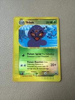 2002 POKEMON EXPEDITION 3/165 ARBOK HOLO - VINTAGE TGC - Image 1