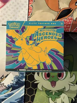 Pokemon Mega Evolution Ascended Heroes Elite Trainer Box Dragonite TCG English - Image 1