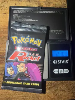 Pokemon Team Rocket Booster Pack Sealed Jessie James 21.03g Heavy - Image 1
