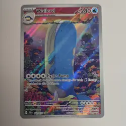 Pokemon Wailord Sv09 162/159 Illustration Rare Holo 240 HP EN - Image 1