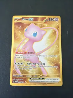 Mew ex 205/165 Pokemon TCG Sv: Scarlet & Violet 151 Hyper Rare Full Art NM - Image 1