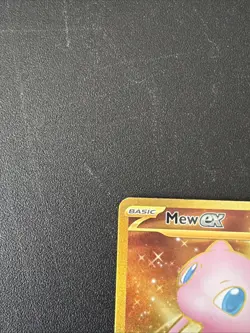 Mew ex 205/165 Pokemon TCG Sv: Scarlet & Violet 151 Hyper Rare Full Art NM - Image 2