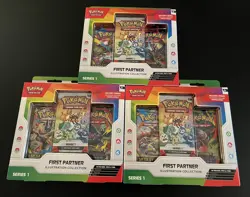 Pokemon First Partner Illustration Collection Series 1 New Sealed - Image 1