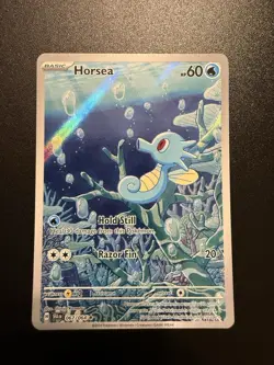 Horsea 067/064 Sv: Shrouded Fable Holo Illustration Rare Pokemon TCG NM - Image 1