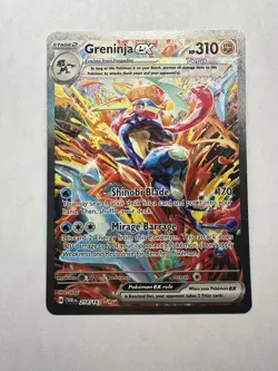 Pokemon Greninja Special Illustration Rare SIR 214/167 Twilight Masquerade NM! - Image 1