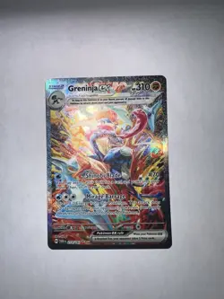 Pokemon Greninja Special Illustration Rare SIR 214/167 Twilight Masquerade NM! - Image 5