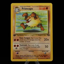 Pokemon TCG - Primeape 43/64 Jungle Uncommon 1st Edition WOTC 1999 - EXC - Image 2