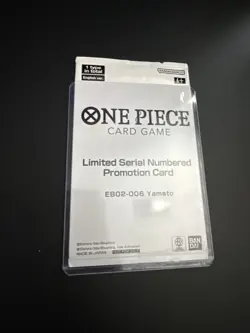 One Piece TCG Sealed Serial Numbered Promotion Card EB02-006 Yamato English - Image 1