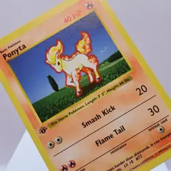 Pokemon TCG - Ponyta 60/102 Base Set Common 1st Edition WOTC 1999 - EXC - Image 1