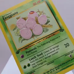 Pokemon TCG - Exeggcute 52/64 Jungle Common 1st Edition WOTC 1999 - LP - Image 1
