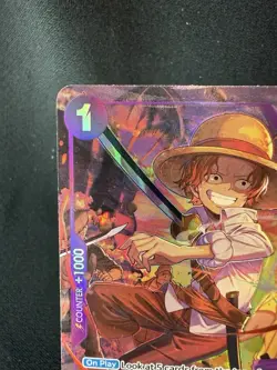 Bandai One Piece Shanks OP13-065 Carrying On His Will Rare Foil Alt Art 2000 - Image 2