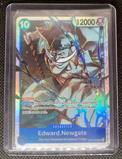 2025 One Piece Carrying On His Will Edward Newgate #OP13-042 Super Rare - Image 1