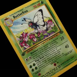 Pokemon TCG - Butterfree 33/64 Jungle Uncommon 1st Edition WOTC 1999 - EXC - Image 1