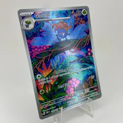 Gloom 198/197 Illustration Rare SV03: Obsidian Flames Full Art Pokemon Card NM - Image 3
