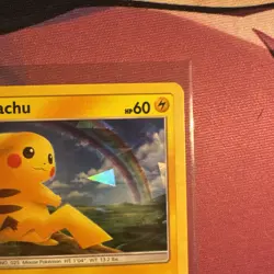 Pokemon Card Pikachu Shining Legends Cracked Ice Holo 28/73 Near Mint - Image 3