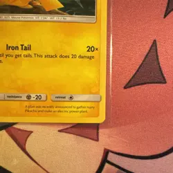 Pokemon Card Pikachu Shining Legends Cracked Ice Holo 28/73 Near Mint - Image 4