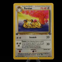 Pokemon TCG - Persian 42/64 Jungle Uncommon 1st Edition WOTC 1999 - EXC - Image 2