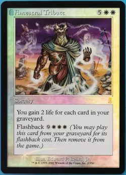 Ancestral Tribute FOIL Odyssey NM White Rare MAGIC CARD (ID# 517998) ABUGames - Image 1