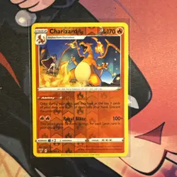 Pokemon TCG Charizard Vivid Voltage Holo Card 025/185 Reverse Holo Rare - Image 1